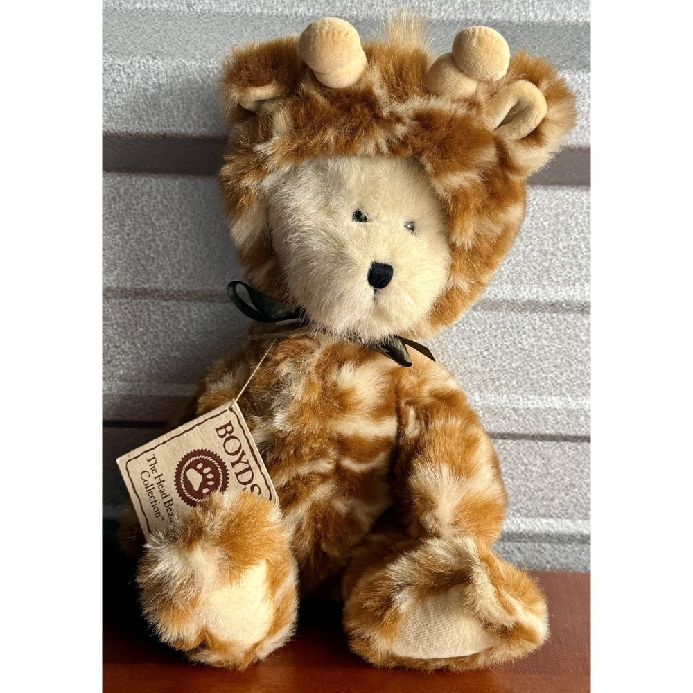 Boyd's Bear Masters Of Disguise Giraffe Stretch Costume Jointed Plush 14" w/Tag